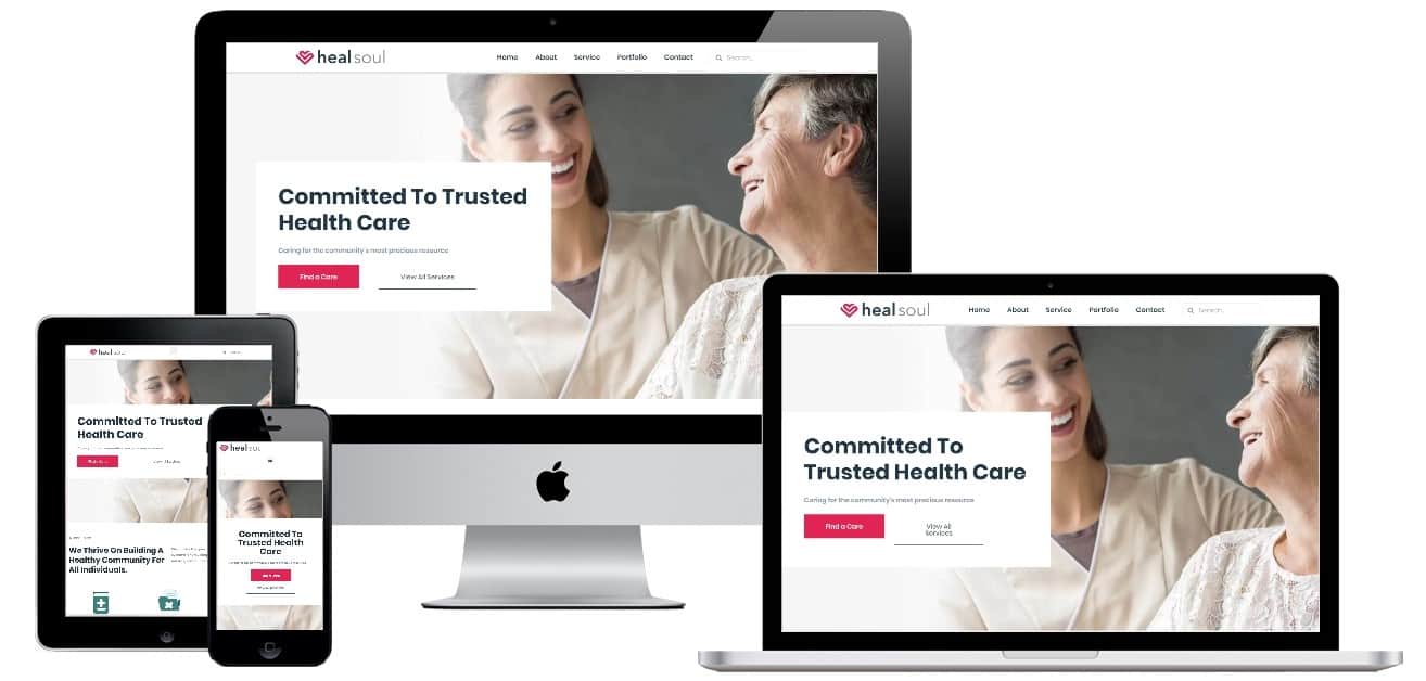 Healthcare Homepage Template