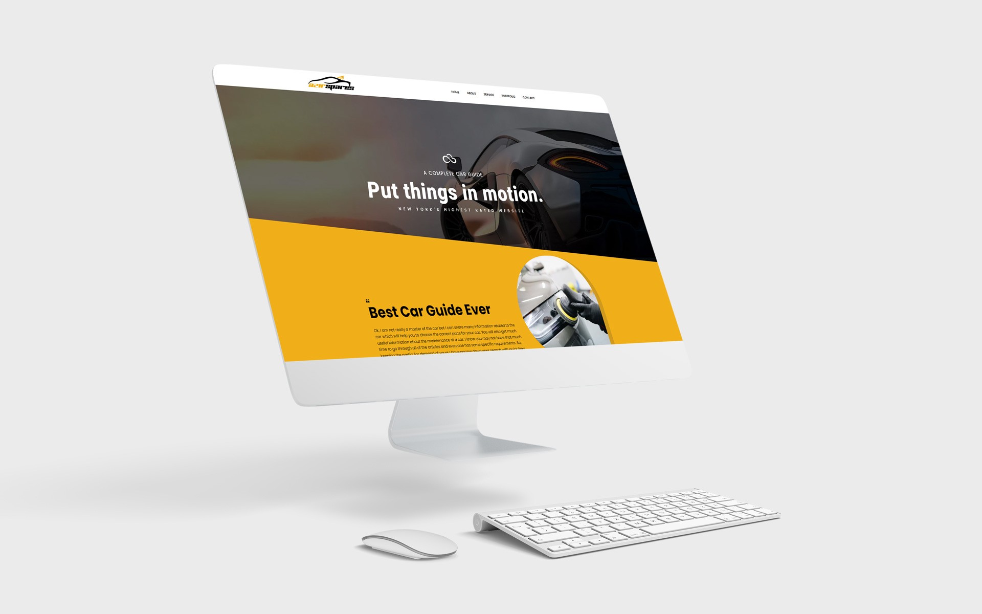 Car Site Homepage