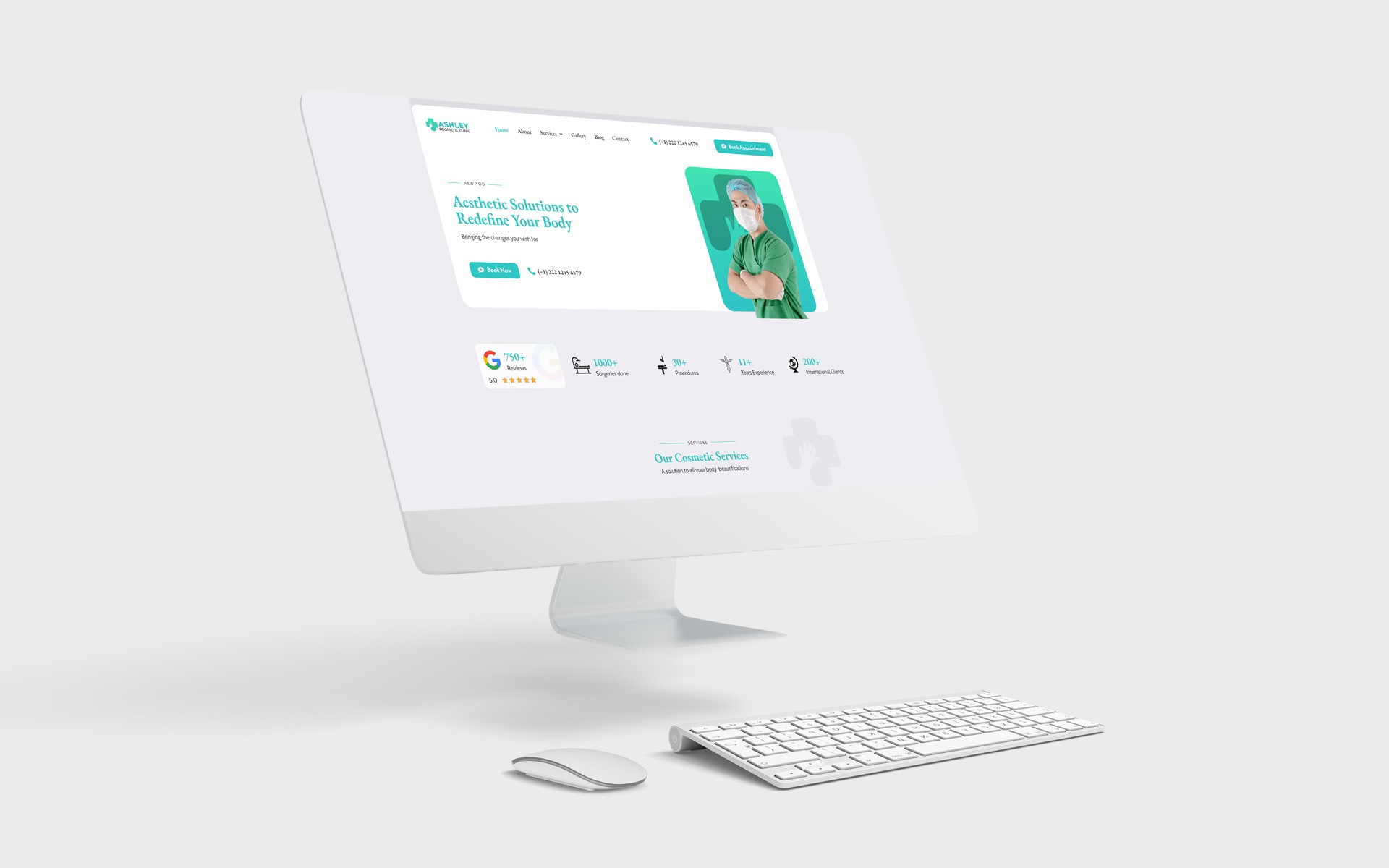 Cosmetic Clinic Elementor Template