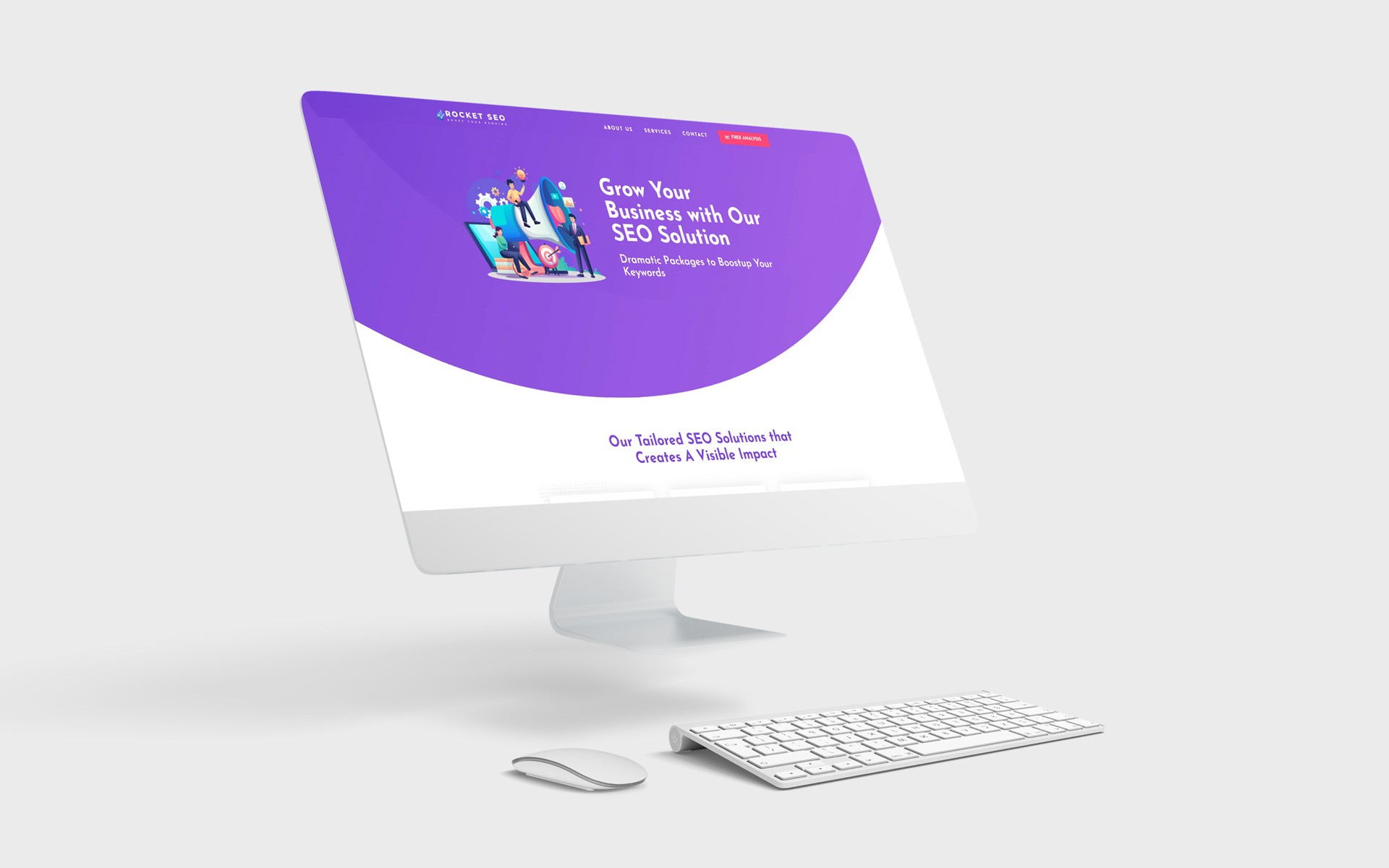 SEO Service Template for Elementor