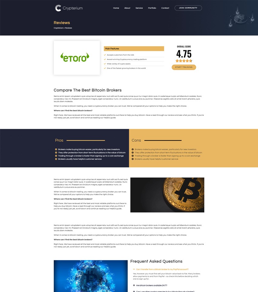 Single Product Review Landing Page 3 Elementor Template