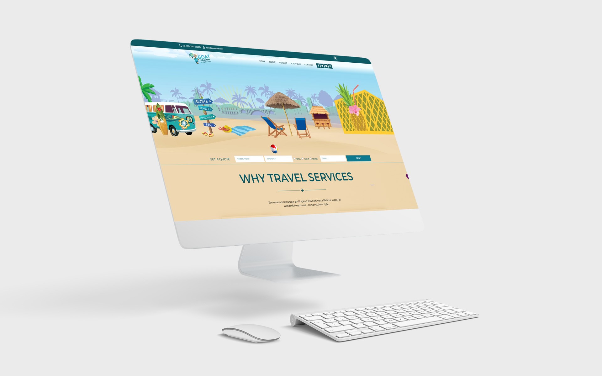 Travel & Vacations Elementor-Template