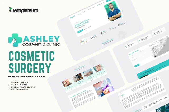 Cosmetic Clinic Elementor Template