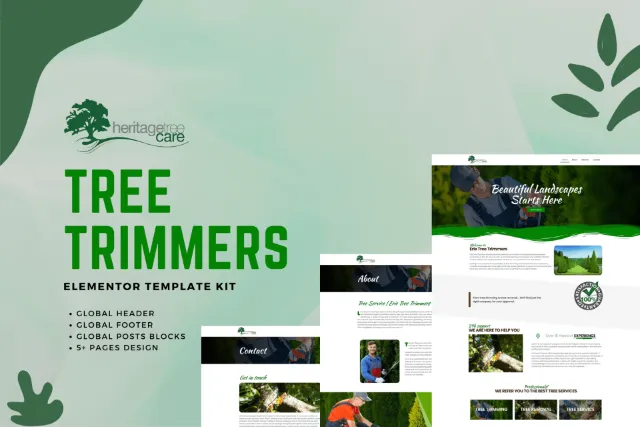 Tree Trimmers Elementor Template Kit