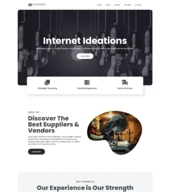 Elementor Template with Flexbox Container
